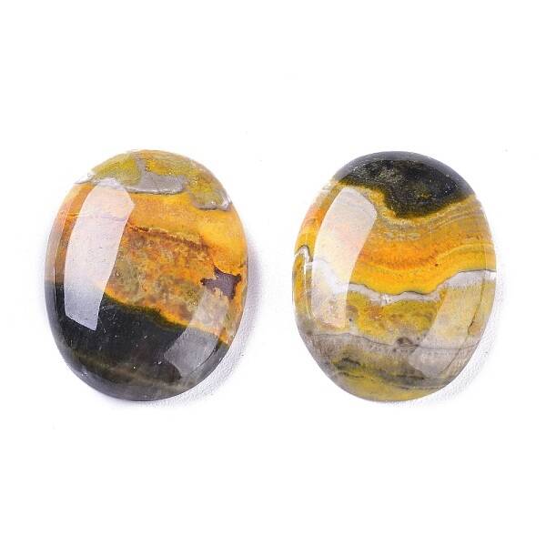 Natural Bumblebee Jasper Cabochons