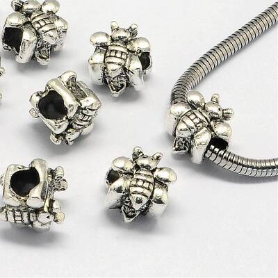 Alloy European Beads