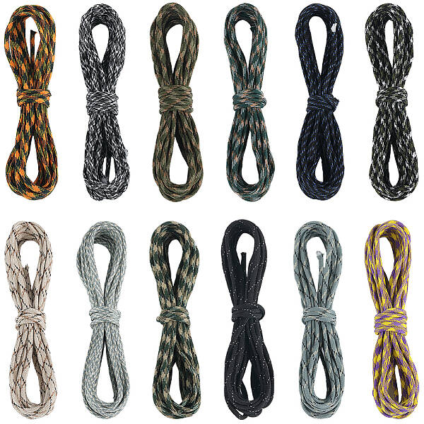 60M 12 Colors 7 Inner Cores Polyester & Spandex Cord Ropes