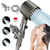 Adjustable High Pressure Shower Head with Handheld Sprayer, Filtered Turbo Showerheads for Powerful Water Boost, Energy Effic...