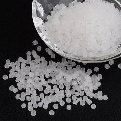 8/0 Frosted Round Glass Seed Beads