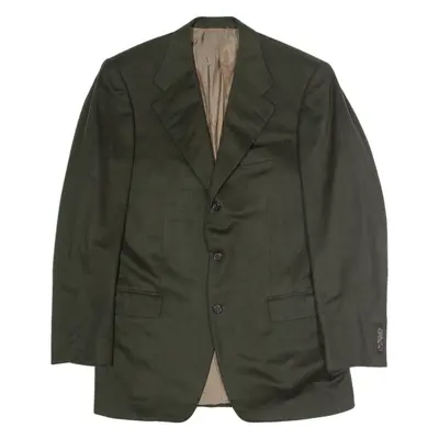 HUGO BOSS Slim Fit Mens Blazer Jacket Green Cashmere L