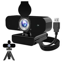 2K Qualify HD Webcam for PC Webcast, USB Computer Webcam for office /Home Use, Streaming, Video Calling, Online Meeting with ...