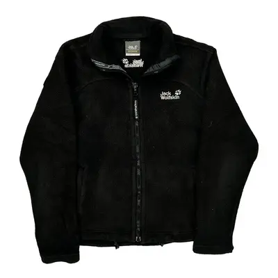 Jack Wolfskin Fleece Jacket - Medium Black Polyester