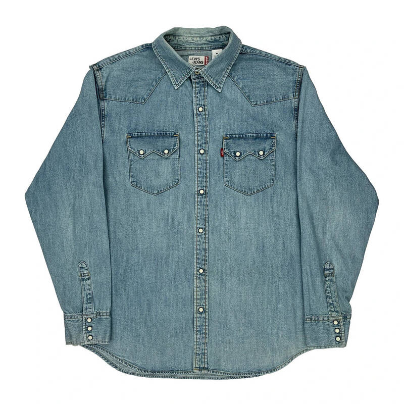 Levis Denim Shirt - Medium Light Wash Cotton