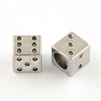 Tibetan Style Alloy European Beads