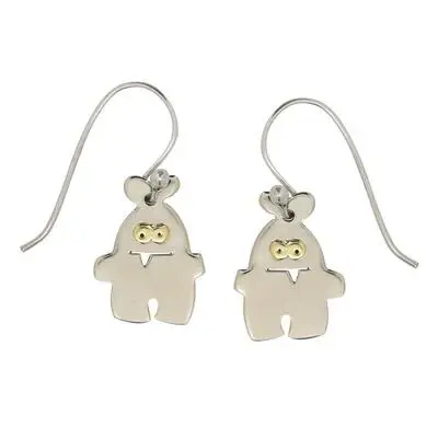Luvinx Emoti Silver Earrings