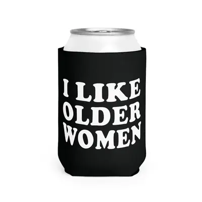 I like older women Can sleeve beer can holder sleeve party summer beach Can Coolie College Party Drinkware Bottles Tumbler M...