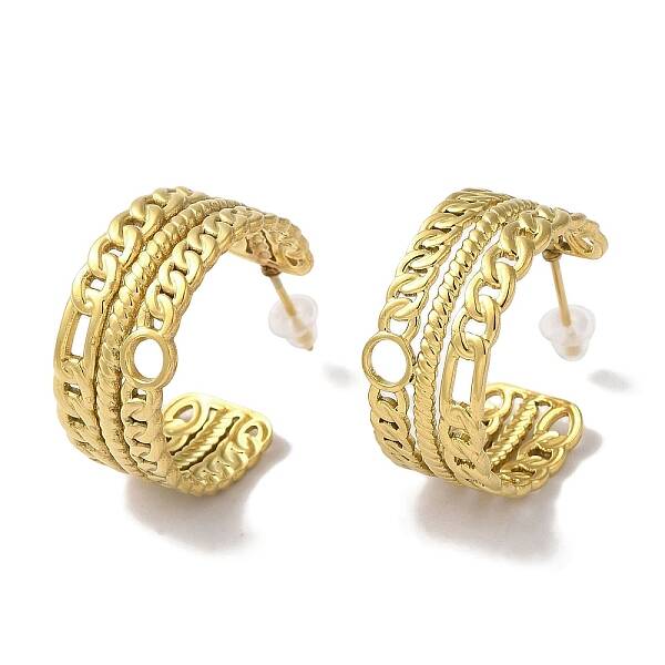 PVD Vacuum Plating 201 Stainless Steel Studs Earring