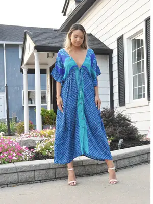 Universal Ruffle Dress - Wholesale - Upcycled ***Available to pre-order for SS23*** | Size: O/S (6) | Color: Assorted