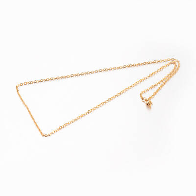 Ion Plating(IP) 304 Stainless Steel Cable Chain Necklace Making