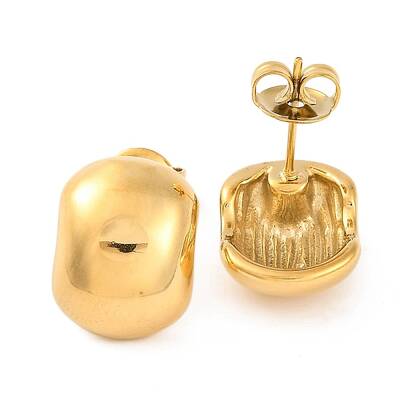 Ion Plating(IP) 304 Stainless Steel Stud Earrings