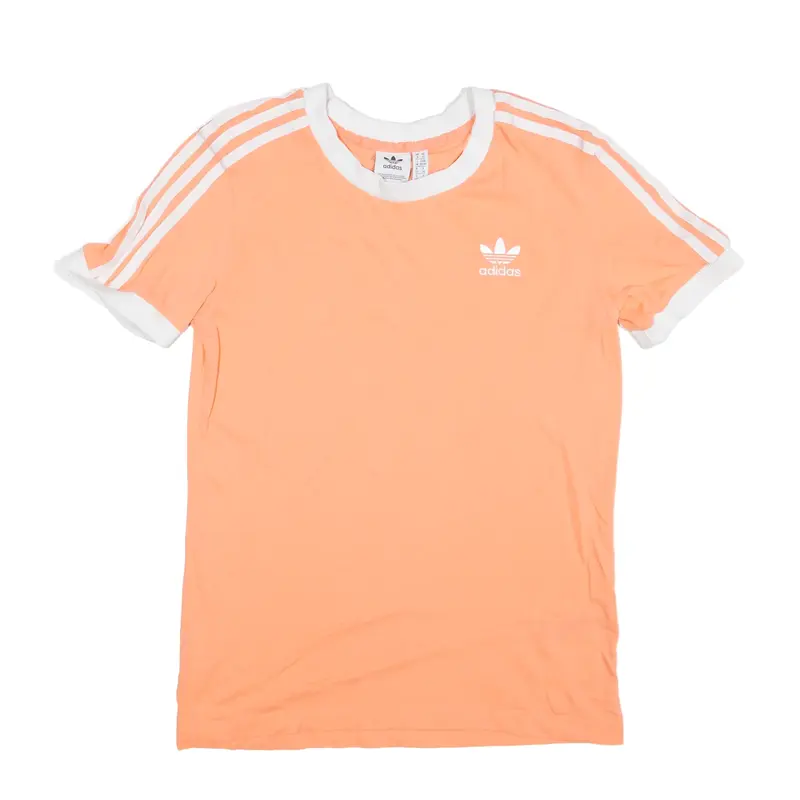 ADIDAS T-Shirt Pink Short Sleeve Womens UK 6