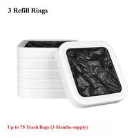 Smart Bin Filling Ring Set, 3 Counts Durable Waste Bag Ring with Trash Bags, Sturdy Trash Bags Holder, Home Care Supplies for...