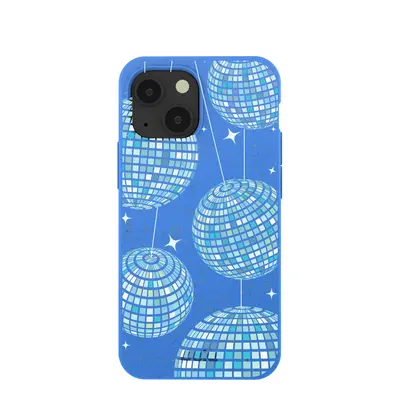 Electric Blue Blue Groove iPhone 13 Mini Case