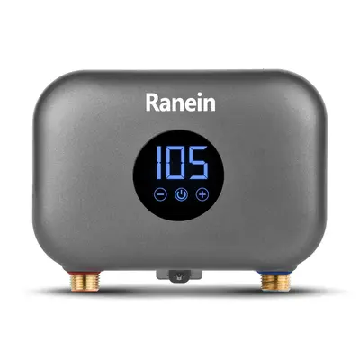 Ranein Electric Tankless Water Heater 4.5 kW Point-of-Use Instant Water Heater for Bar, Hair Salon, Touch, CSA Certification ...