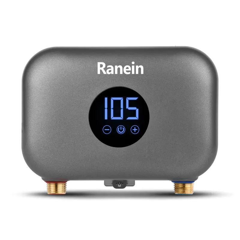 Ranein Electric Tankless Water Heater 4.5 kW Point-of-Use Instant Water Heater for Bar, Hair Salon, Touch, CSA Certification ...