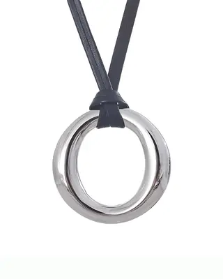 Silver Pendant Necklace - Symbiose Cord