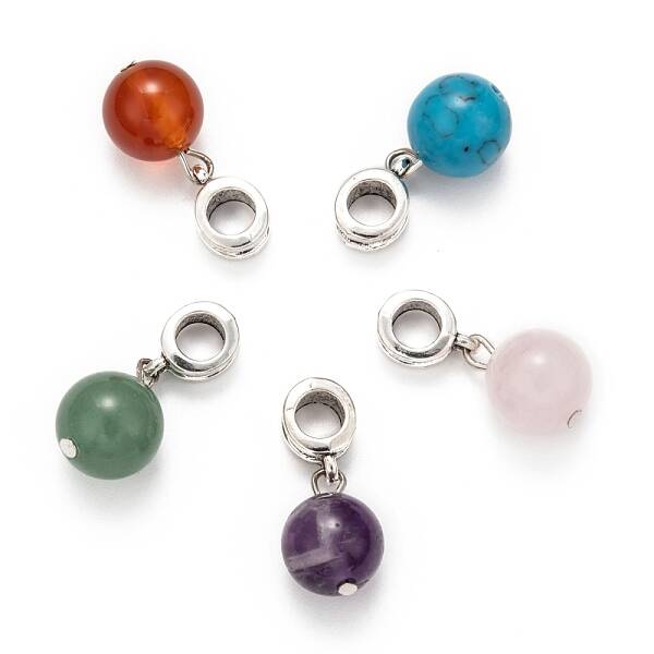 Large Hole Alloy European Dangle Charms