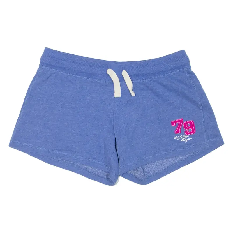 CRANE Womens Sports Shorts Blue Relaxed M W32