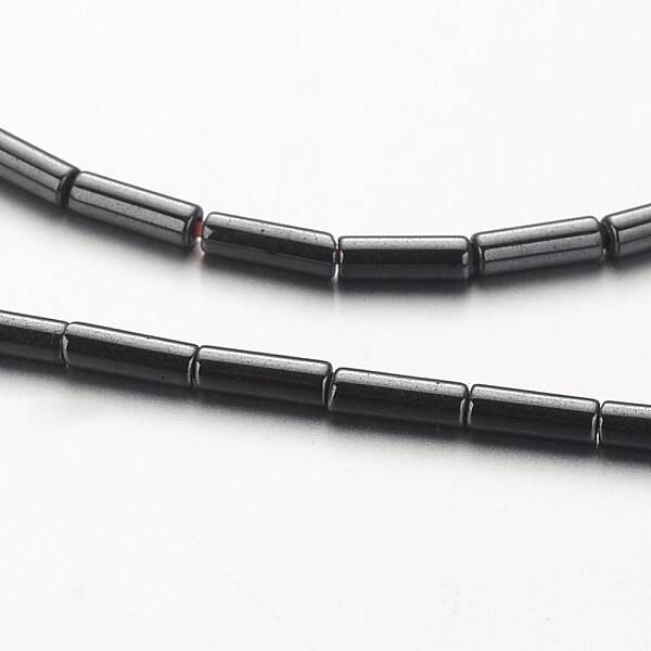 Non-magnetic Synthetic Hematite Bead Strands
