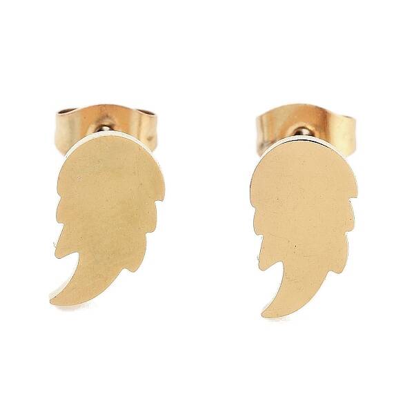 PVD Vacuum Plating 304 Stainless Steel Stud Earrings for Women