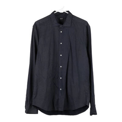 Gaudi Shirt - Large Navy Cotton