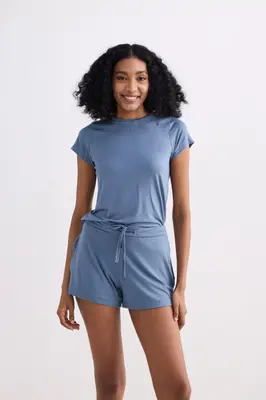 Essential Short Sleeve Tee in Blue | Color: Arctic Sea | Size: 3XL