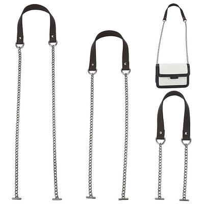 3Pcs 3 Styles PU Leather Bag Straps
