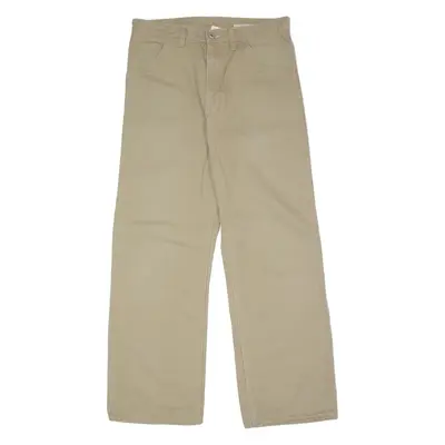 GAP Worker Mens Canvas Trousers Beige Regular Straight W31 L30