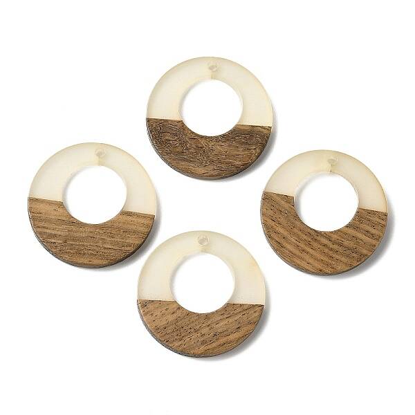 Luminous Glow in the Dark Wood & Resin Pendant