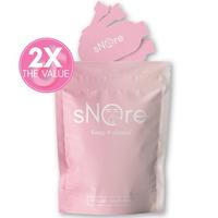 Womens Snore Silk Mouth Tape & Nasal Strips Set for Effective Nasal Breathing & Reduces Snoring - 30 day supply - Premium Com...