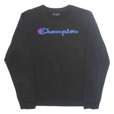 CHAMPION Boys Sweatshirt Black XL