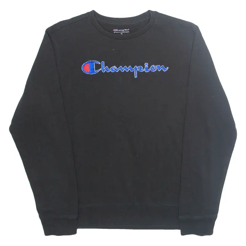 CHAMPION Boys Sweatshirt Black XL