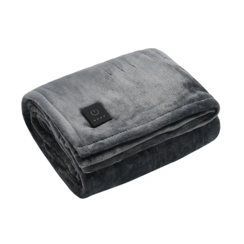 Cozy Machine Washable One-Touch Electric Heated Throw Blanket Fleece, 50x60 inches - Cozy, with 4 Adjustable Heat Settings & ...