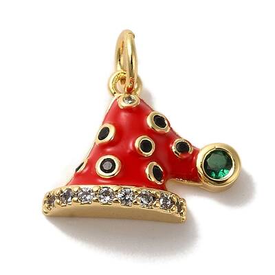 Rack Plating Brass Micro Pave Cubic Zirconia Pendants