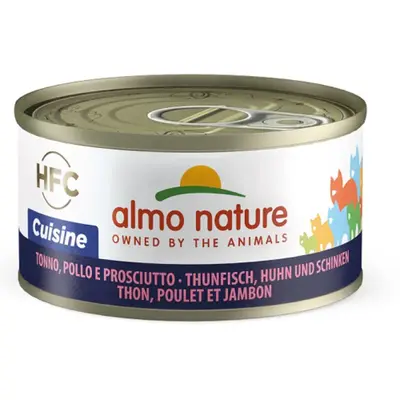 Almo nature HFC Natural Tuna, Chicken and Ham - 70GR