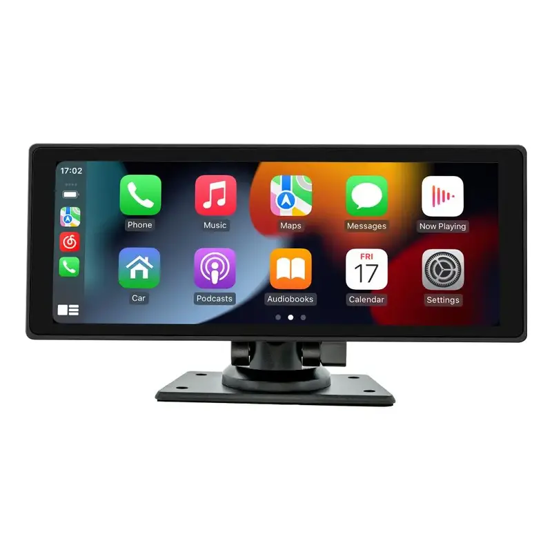10.26 Inch Car Video Player, Car Video Player Compatible with Android Auto and Apple CarPlay, Multimedia Player for Car, Un...