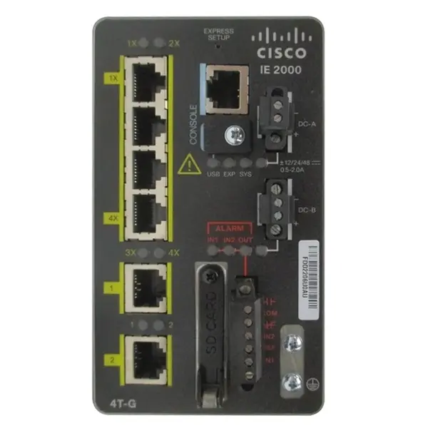 IE-2000-4T-G-B Cisco IE-2000-4TS-B 6-Port + -Port Layer 2 Switch