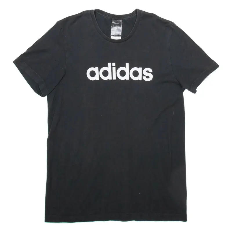 ADIDAS Mens T-Shirt Black S