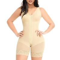 Women’s Colombian Shapewear Full Body Girdle High Compression Tummy Control Butt Lift Zipper Seamless Slimming Underwear Wa...