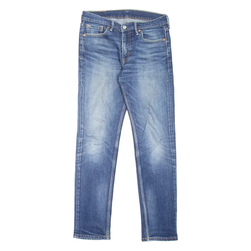 LEVI'S 511 Jeans Mens Blue Slim Straight Stone Wash W30 L32