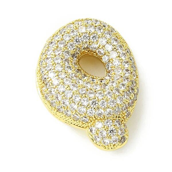 Rack Plating Brass Cubic Zirconia Pendants
