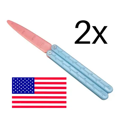 2x GLOW IN THE DARK Butterfly Carrot Fidget Toy Stress Relief ASMR ADHD