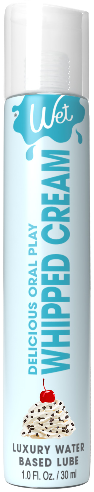 Wet Delicious Oral Play - Whipped Cream - Waterbased Flavored Lubricant 1 Oz