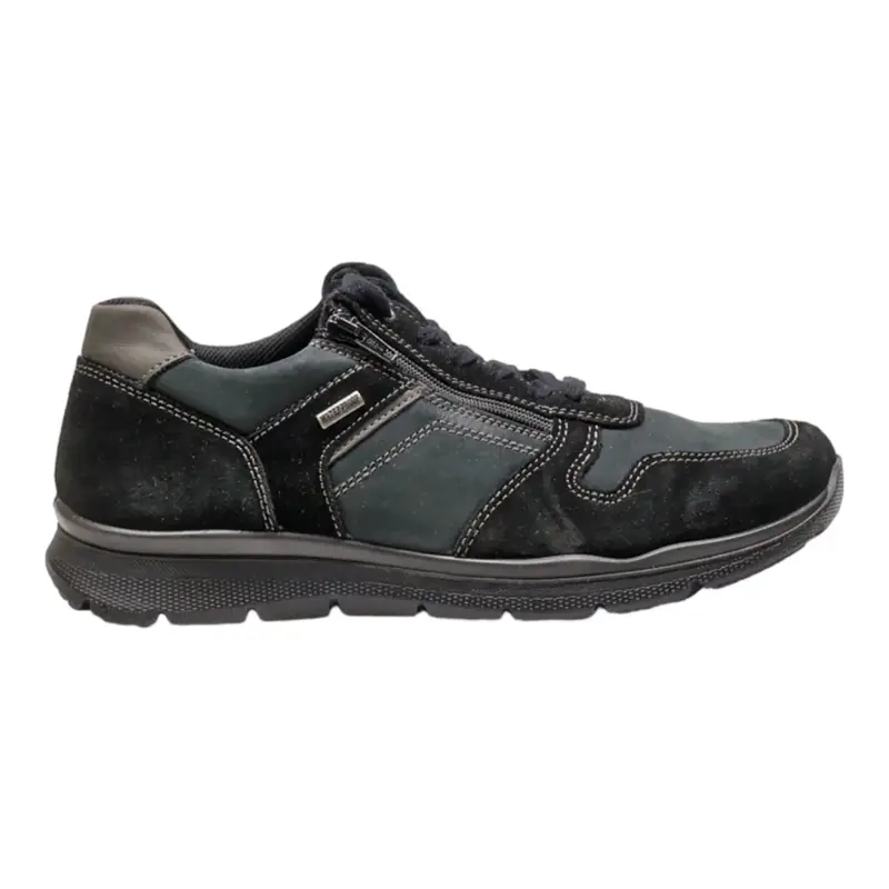 WALLBUSH Sneaker Trainers Black Synthetic Mens UK 7.5