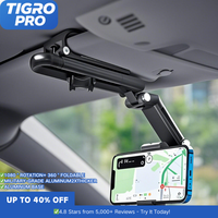 Good Quality New 2025 1080° Multi-Function SunVisor Universal 360 Degree Rotating Phone Holder - Retractable for Car Use, Co...