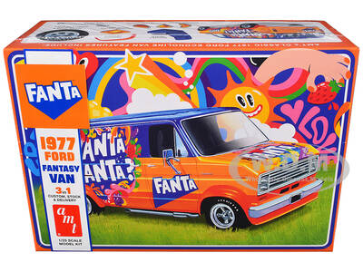 Skill 2 Model Kit 1977 Ford Custom Van Fanta 1/25 Scale Model by AMT