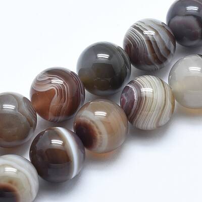 Natural Botswana Agate Beads Strands