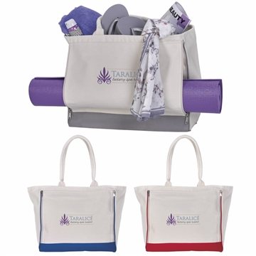13 Promotional Yoga Retreat Cotton Tote - Mat Holder & Rope ...